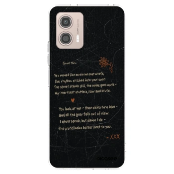Picasee husă transparentă din silicon pentru Motorola Moto G53 5G - POET