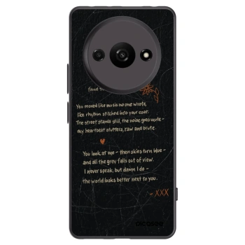 Picasee husă neagră din silicon pentru Xiaomi Redmi A3 - POET