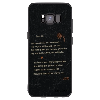 Picasee husă neagră din silicon pentru Samsung Galaxy S8 G950F - POET