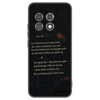 Picasee husă neagră din silicon pentru OnePlus 11 5G - POET