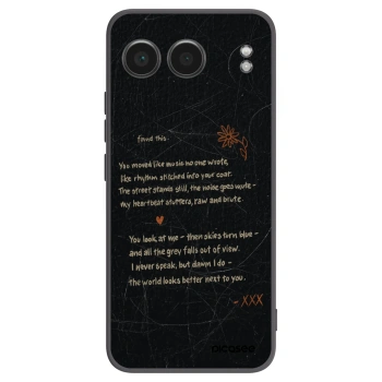 Picasee husă neagră din silicon pentru OnePlus Nord 4 - POET
