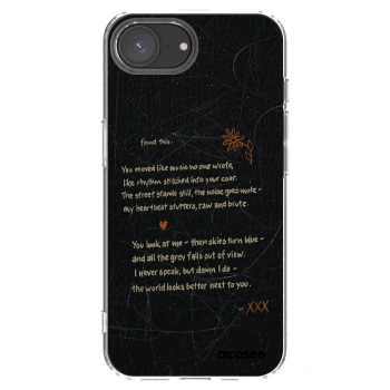 Picasee husă transparentă din silicon pentru Apple iPhone 16e - POET