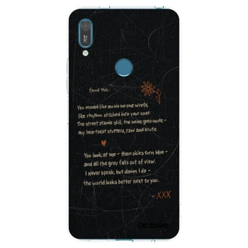 Picasee husă transparentă din silicon pentru Huawei Y7 2019 - POET