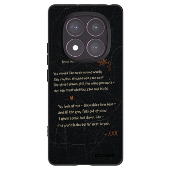 Picasee husă neagră din silicon pentru Xiaomi Redmi Note 14 Pro 4G - POET