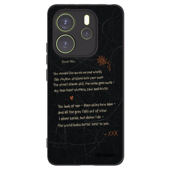 Picasee husă neagră din silicon pentru Xiaomi Redmi Note 14 4G - POET