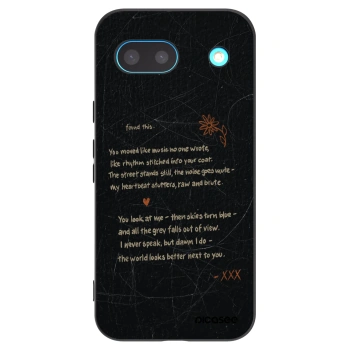 Picasee husă neagră din silicon pentru Google Pixel 8a - POET