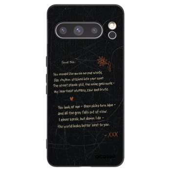 Picasee husă neagră din silicon pentru Google Pixel 8 Pro - POET