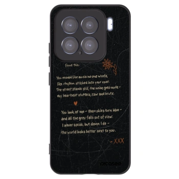 Picasee husă neagră din silicon pentru Xiaomi 15 - POET