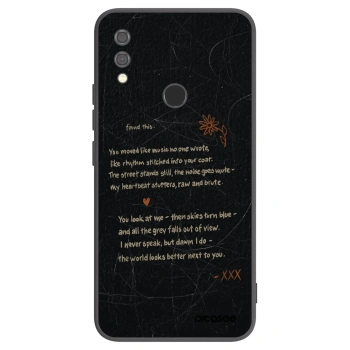 Picasee husă neagră din silicon pentru Xiaomi Redmi Note 7 - POET