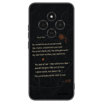 Picasee husă neagră din silicon pentru Xiaomi Poco C75 - POET