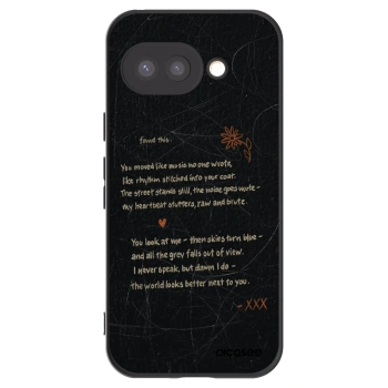 Picasee husă neagră din silicon pentru Google Pixel 9a - POET