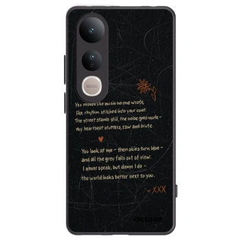 Picasee husă neagră din silicon pentru Vivo V50 Lite 5G - POET