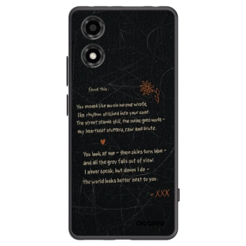 Picasee husă neagră din silicon pentru Motorola Moto E14 - POET