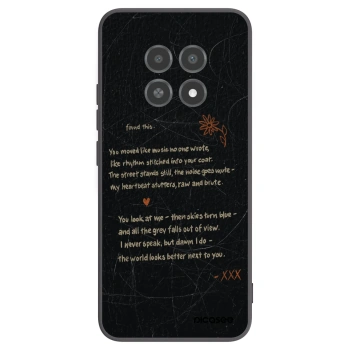 Picasee husă neagră din silicon pentru Realme 12X - POET