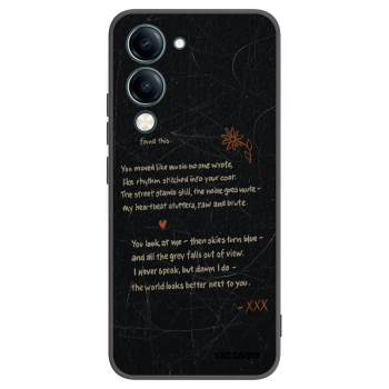 Picasee husă neagră din silicon pentru Vivo Y29s 5G - POET