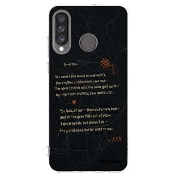 Picasee husă transparentă din silicon pentru Huawei P30 Lite - POET