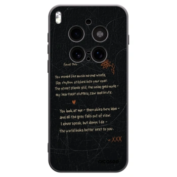 Picasee husă neagră din silicon pentru Vivo X300 Pro - POET