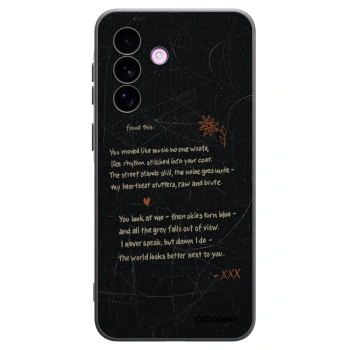 Picasee husă neagră din silicon pentru Samsung Galaxy A57 5G - POET