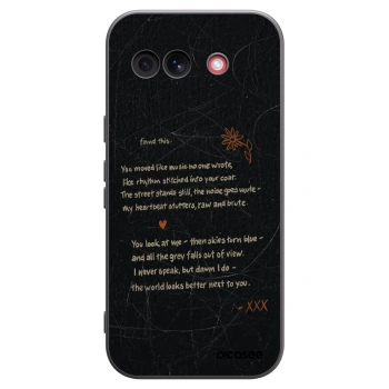 Picasee husă neagră din silicon pentru Google Pixel 10a - POET
