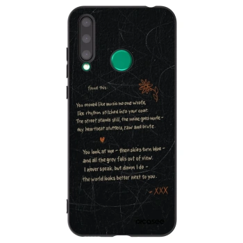 Picasee husă neagră din silicon pentru Honor 20 Lite - POET