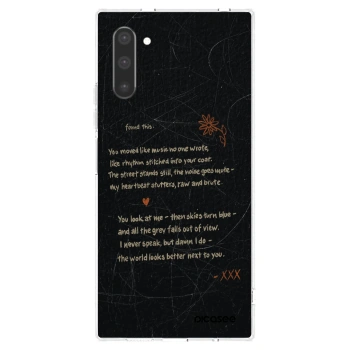 Picasee husă transparentă din silicon pentru Samsung Galaxy Note 10 N970F - POET