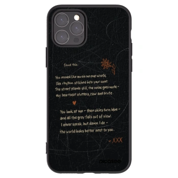 Picasee husă neagră din silicon pentru Apple iPhone 11 Pro - POET
