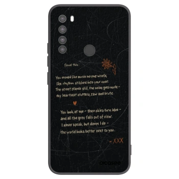 Picasee husă neagră din silicon pentru Xiaomi Redmi Note 8 - POET