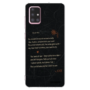 Picasee husă transparentă din silicon pentru Samsung Galaxy A71 A715F - POET