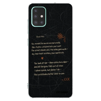 Picasee husă transparentă din silicon pentru Samsung Galaxy A51 A515F - POET