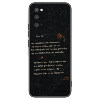 Picasee husă neagră din silicon pentru Samsung Galaxy S20 G980F - POET