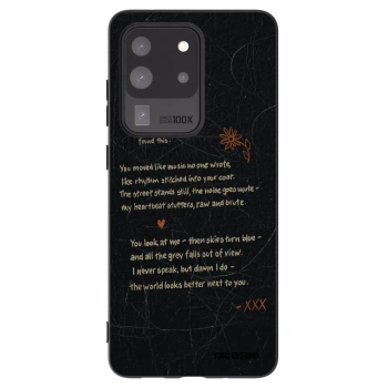 Picasee husă neagră din silicon pentru Samsung Galaxy S20 Ultra 5G G988F - POET