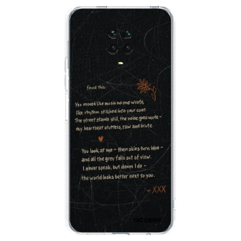 Picasee husă transparentă din silicon pentru Xiaomi Redmi Note 9 Pro - POET