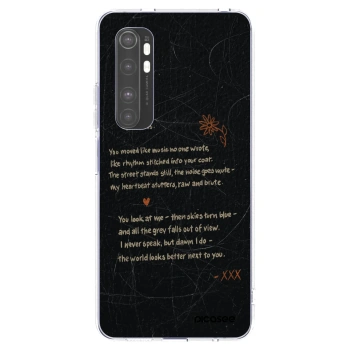 Picasee husă transparentă din silicon pentru Xiaomi Mi Note 10 Lite - POET