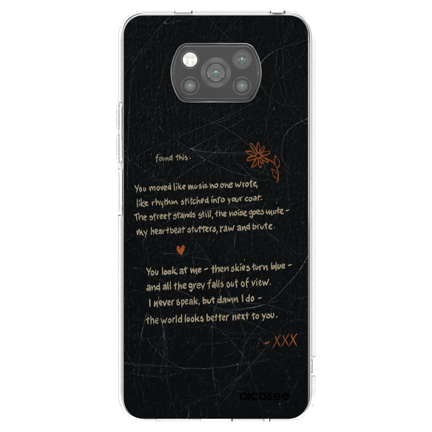 Picasee husă neagră din silicon pentru Xiaomi Poco X3 - POET