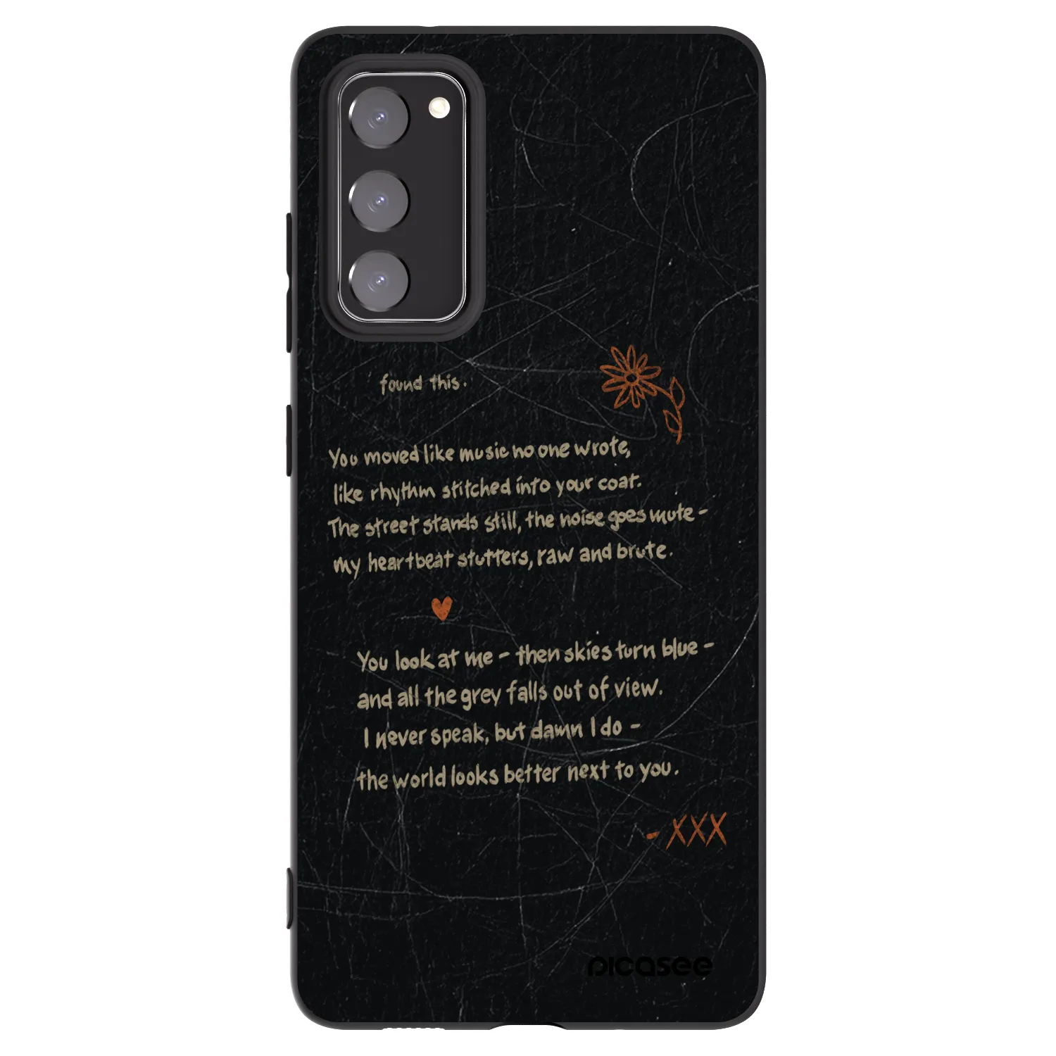 Picasee husă neagră din silicon pentru Samsung Galaxy S20 FE - POET