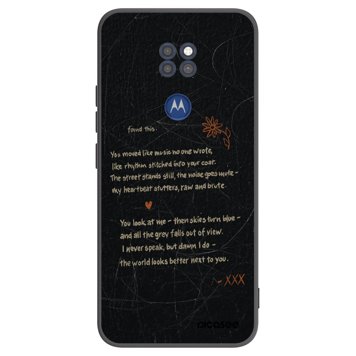 Picasee husă neagră din silicon pentru Motorola Moto G9 Play - POET