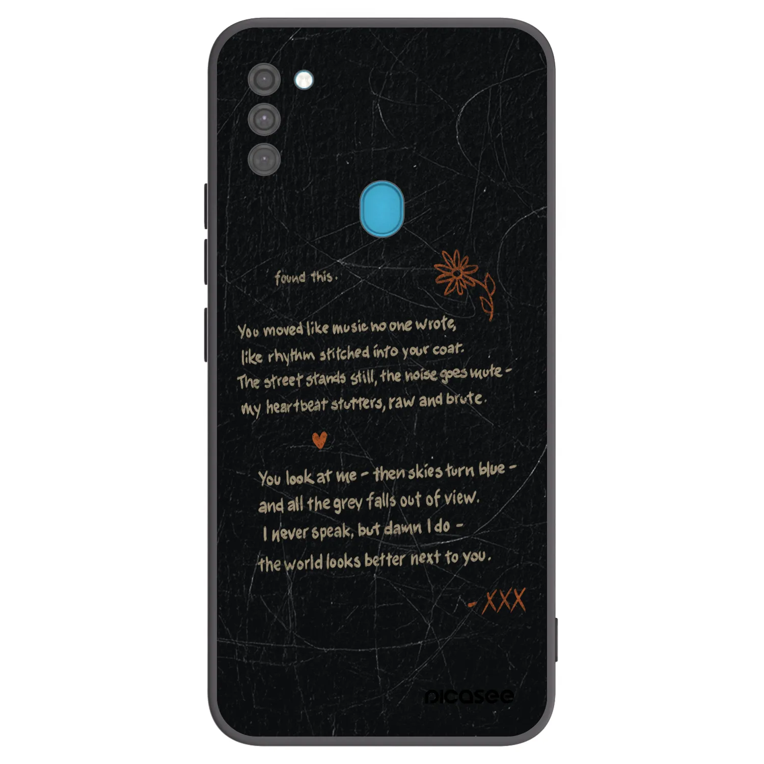 Picasee husă neagră din silicon pentru Samsung Galaxy M11 - POET