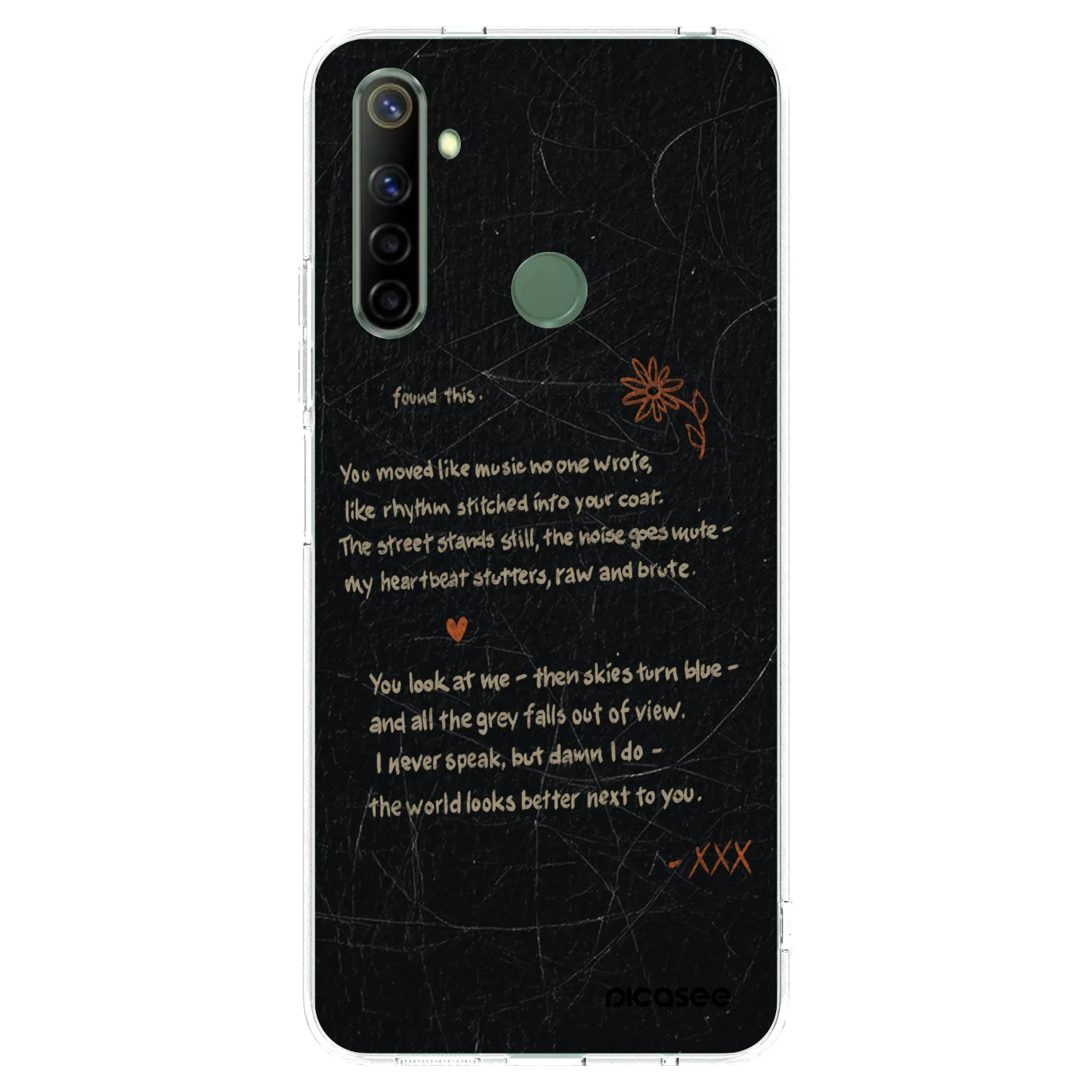 Picasee husă transparentă din silicon pentru Realme 6i - POET