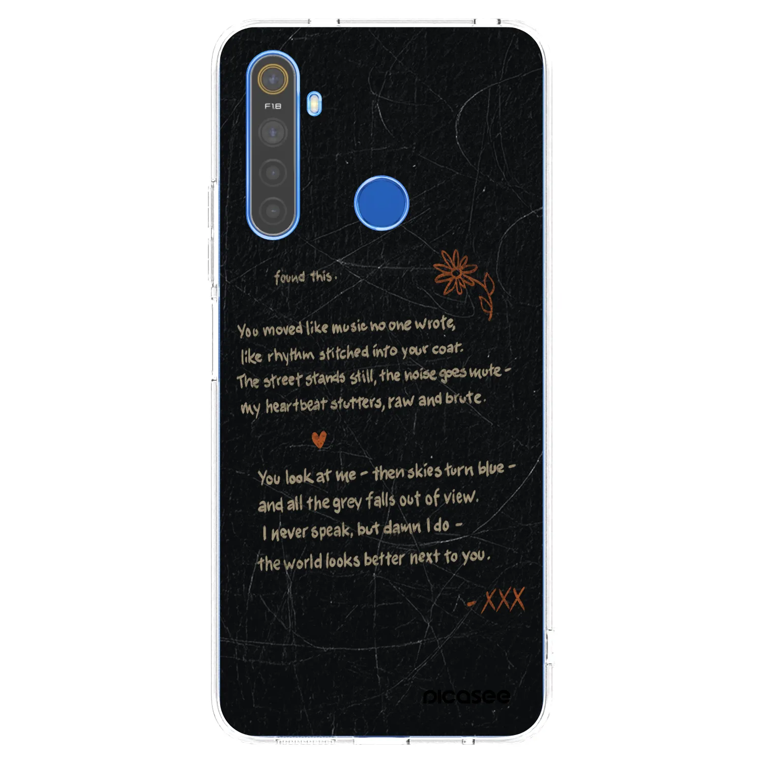 Picasee husă transparentă din silicon pentru Realme 5 - POET