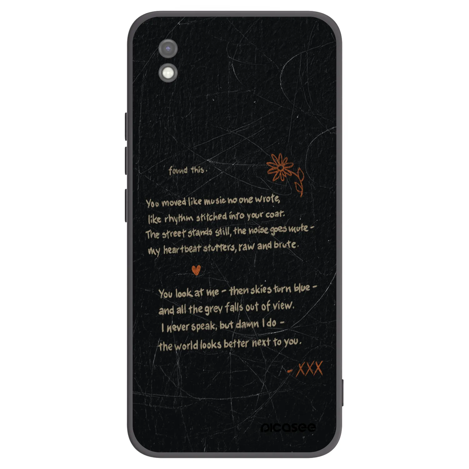 Picasee husă neagră din silicon pentru Xiaomi Redmi 9AT - POET