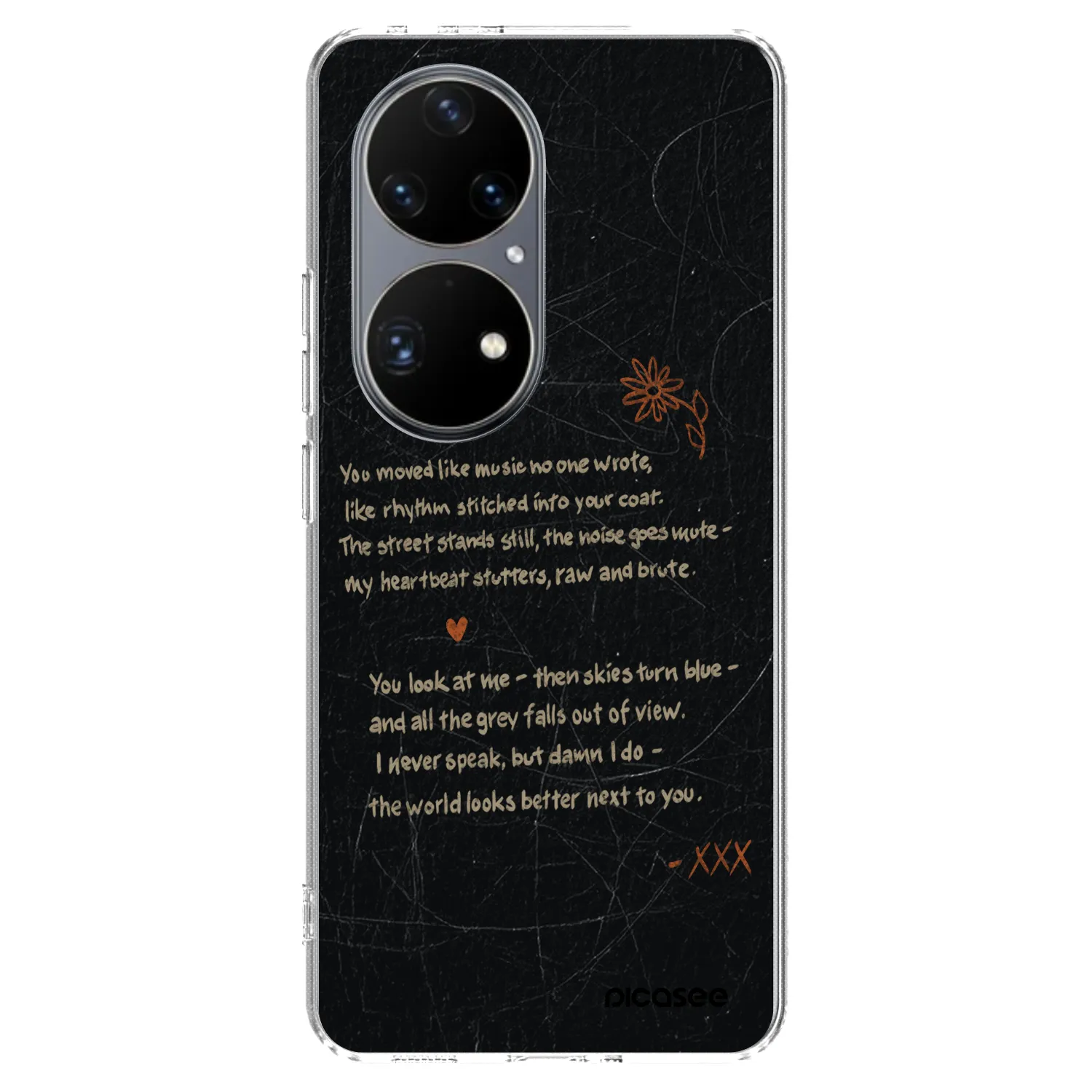 Picasee husă transparentă din silicon pentru Huawei P50 - POET