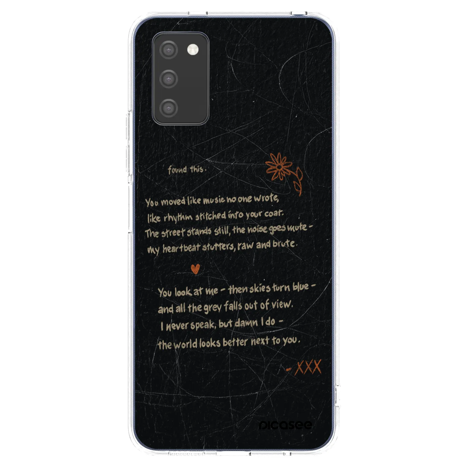 Picasee husă transparentă din silicon pentru Samsung Galaxy A02s A025G - POET