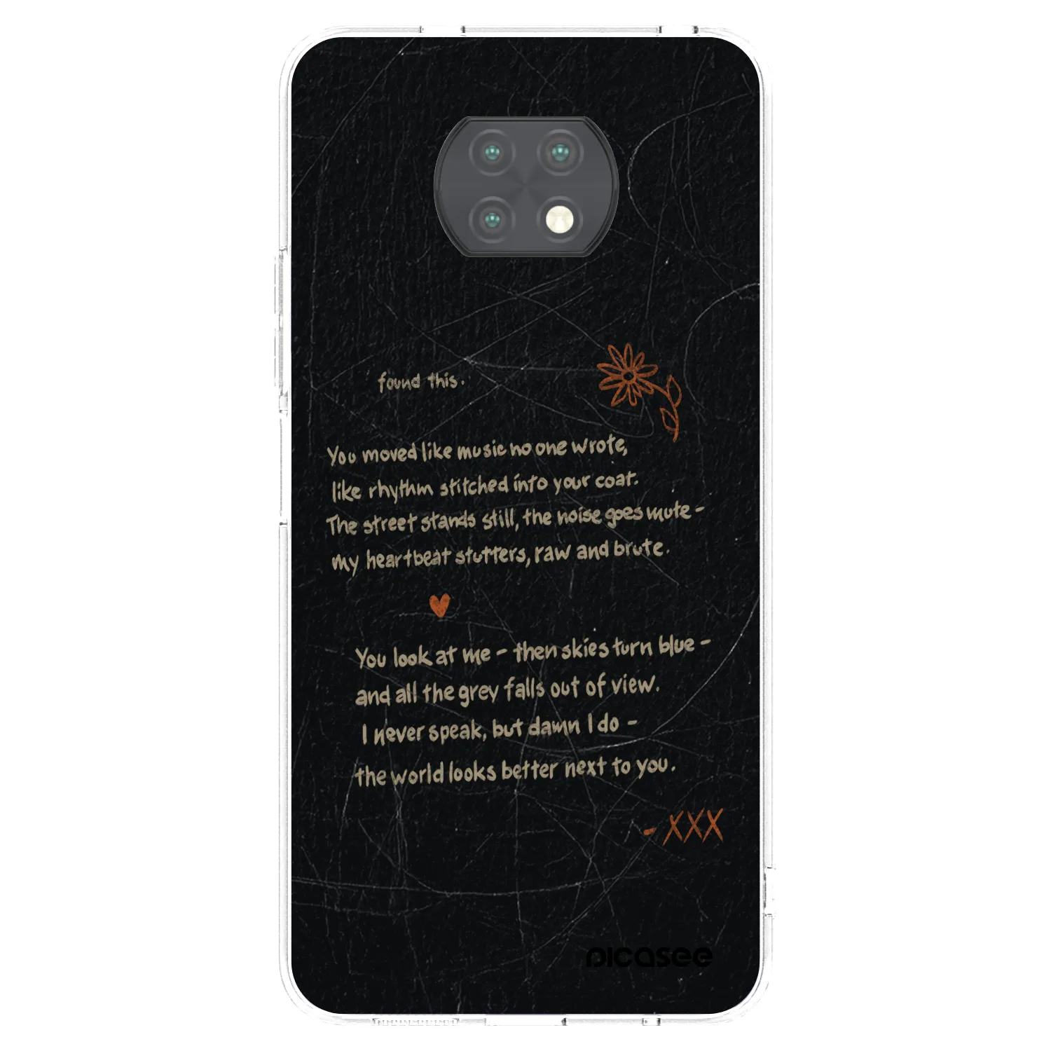 Picasee husă transparentă din silicon pentru Xiaomi Redmi Note 9T - POET