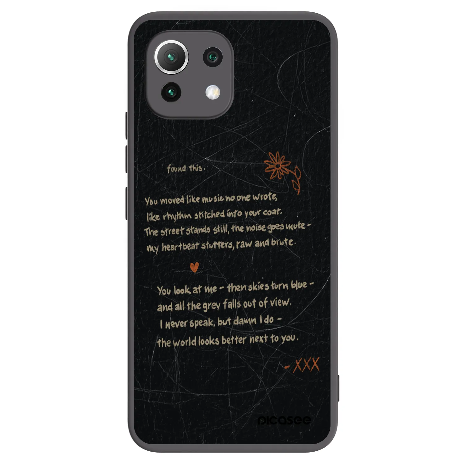 Picasee husă neagră din silicon pentru Xiaomi 11 Lite 5G NE - POET