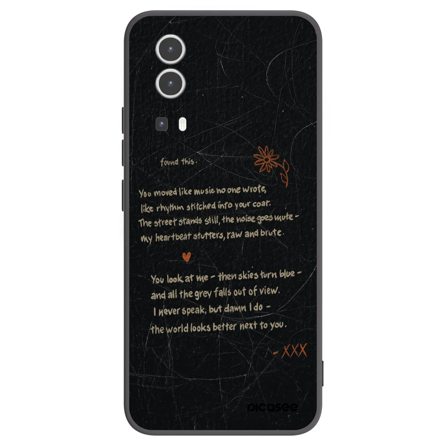 Picasee husă neagră din silicon pentru Vivo Y72 5G - POET