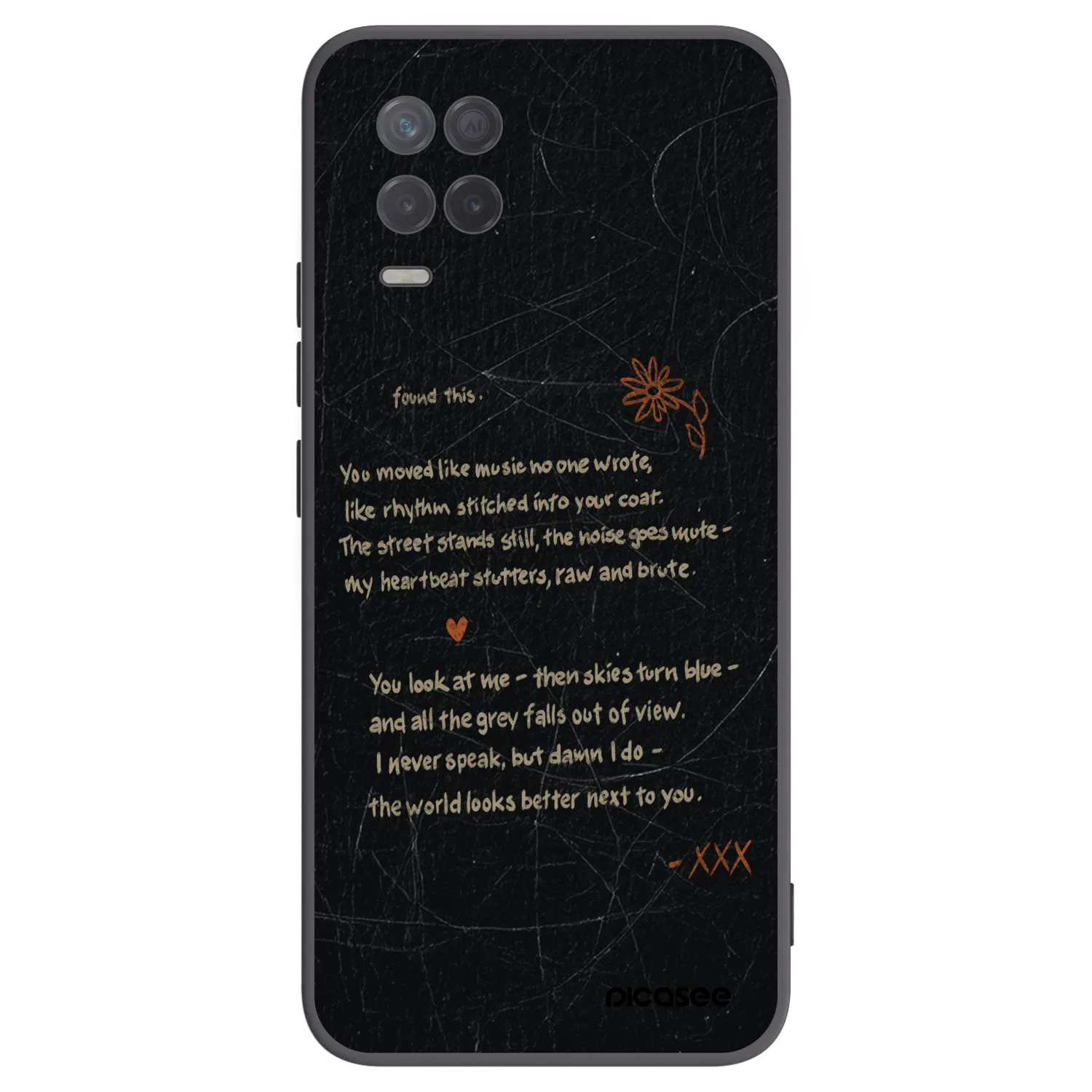 Picasee husă neagră din silicon pentru Realme 8 5G - POET