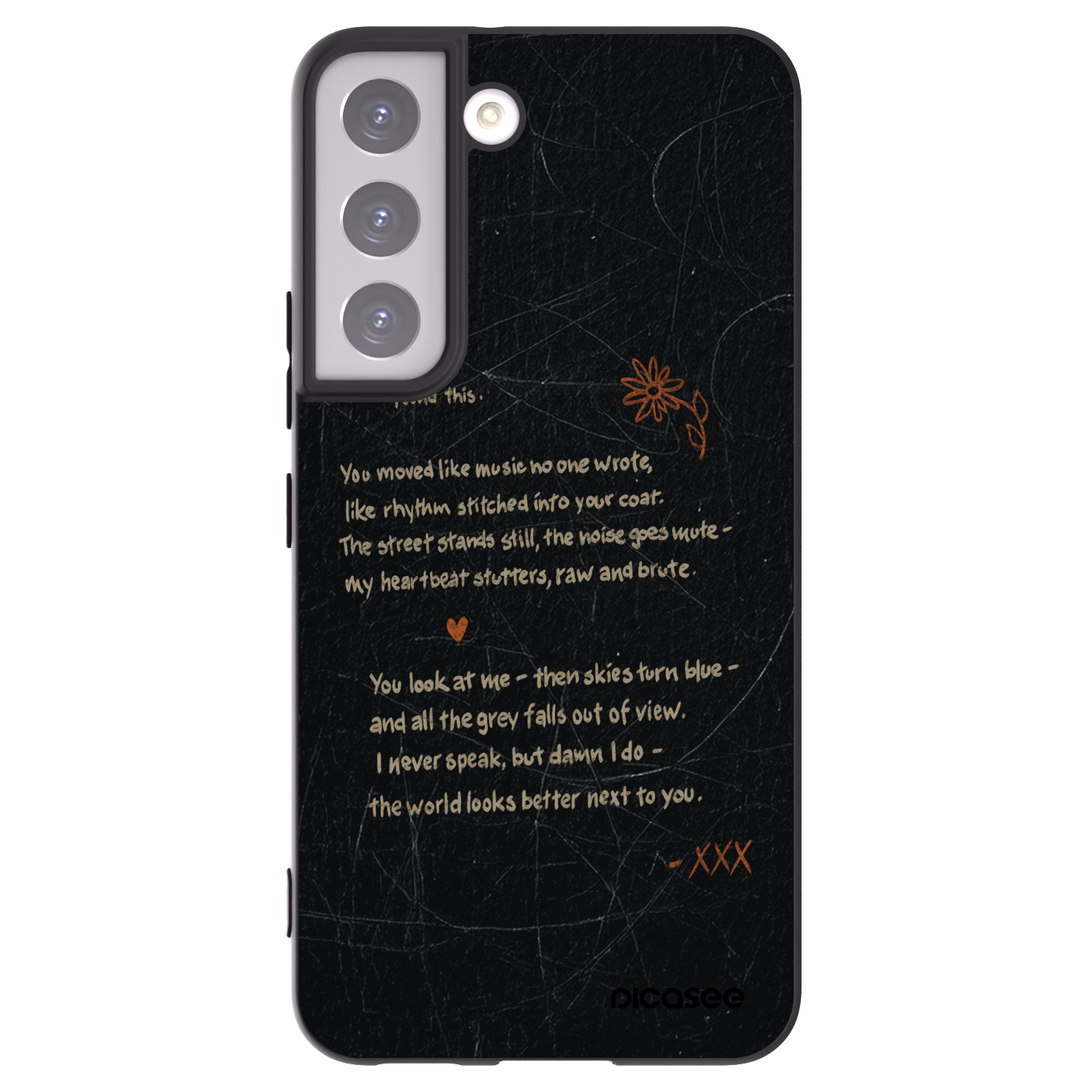 Picasee husă neagră din silicon pentru Samsung Galaxy S22 5G - POET