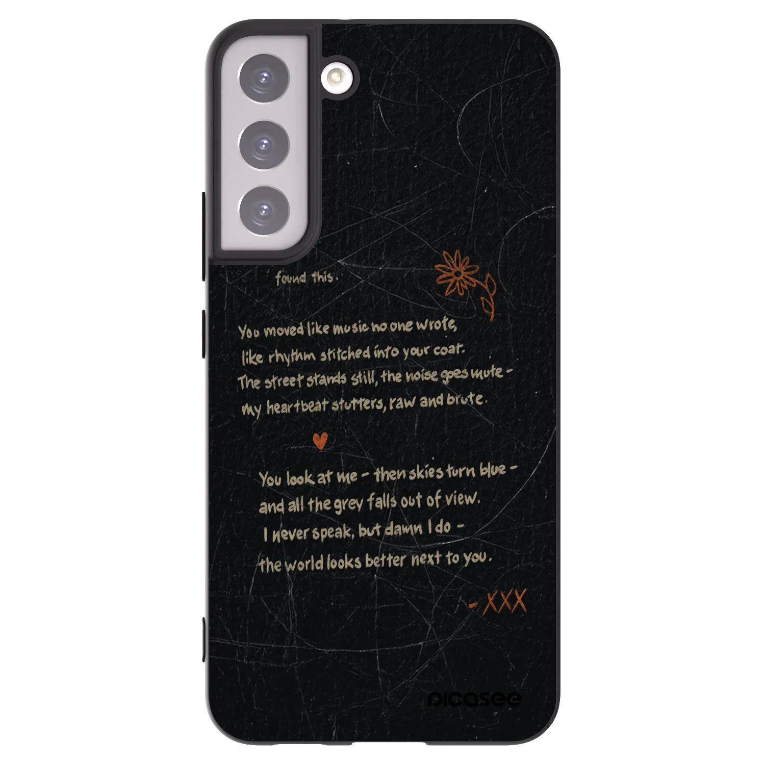Picasee husă neagră din silicon pentru Samsung Galaxy S22+ 5G - POET