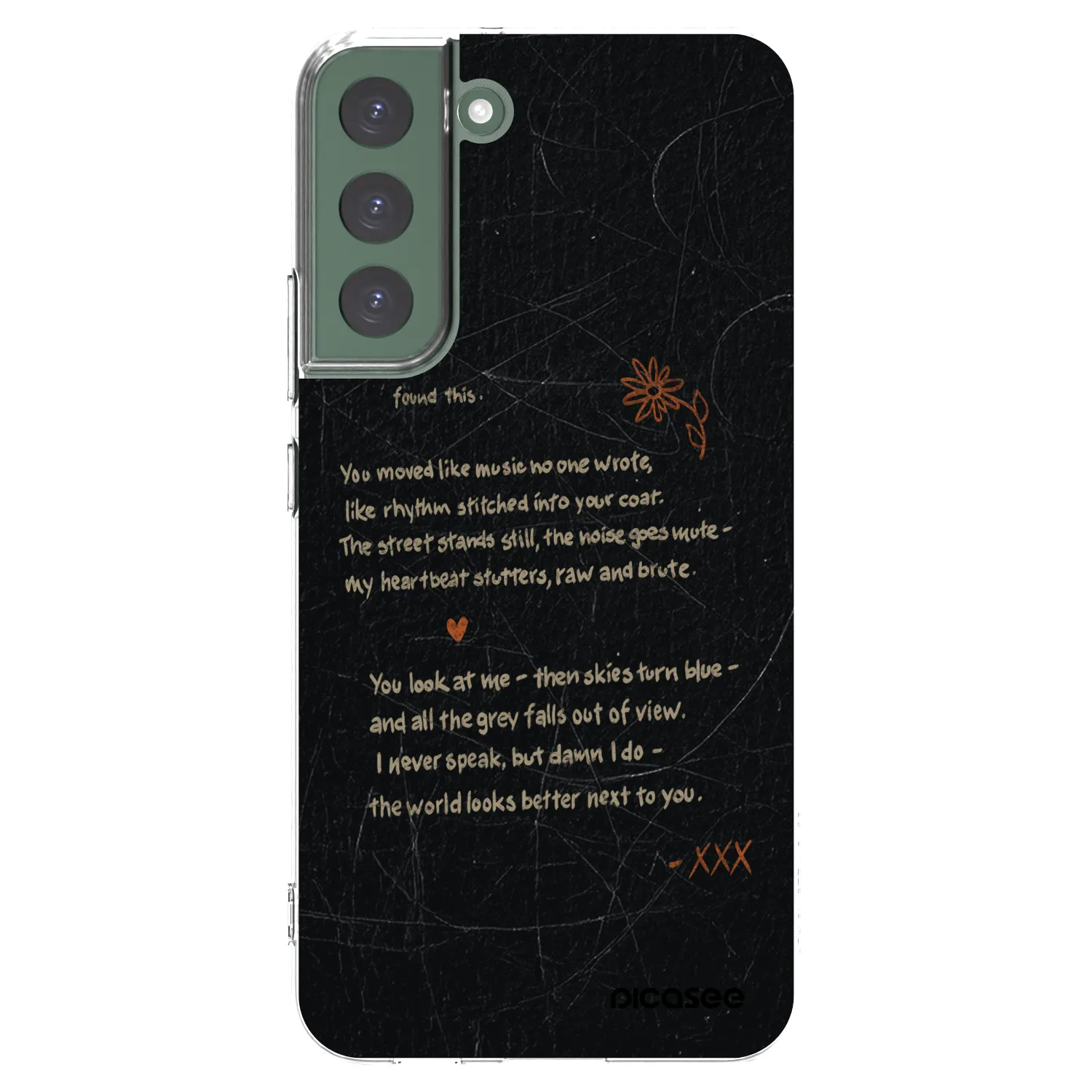 Picasee husă transparentă din silicon pentru Samsung Galaxy S22+ 5G - POET
