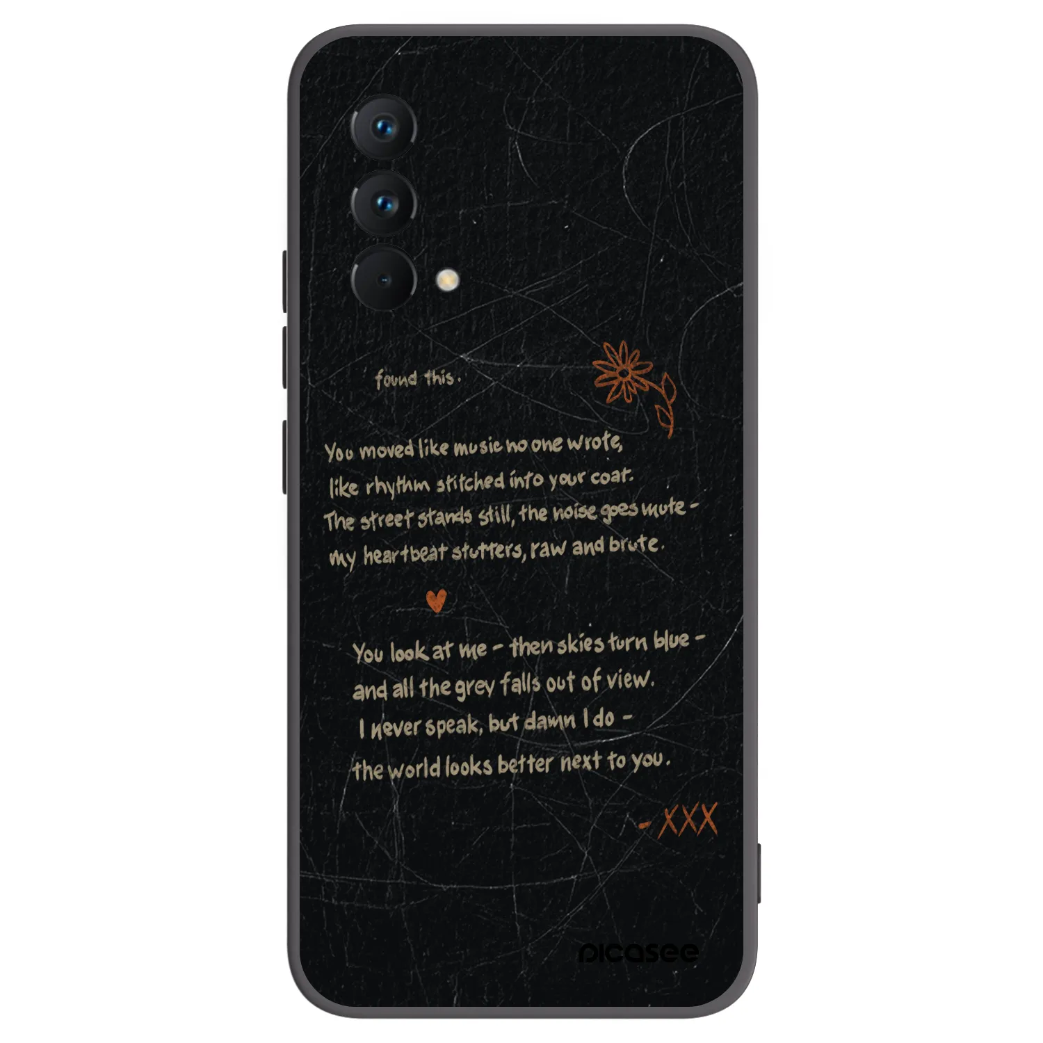 Picasee husă neagră din silicon pentru Realme GT Master Edition 5G - POET